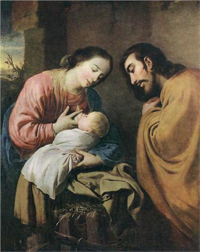 Descanso en la huida a Egipto - Francisco de Zurbarán, 1659 Descanso en la huida a Egipto